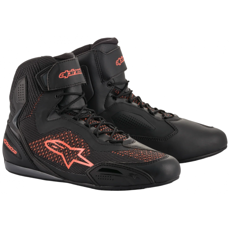 Мотоботы Alpinestars Faster-3 Rideknit Black/Red Fluo купить от 9